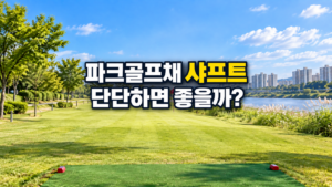 파크골프채 샤프트 강성과 스윙감