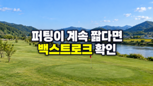 파크골프 퍼팅이 계속 짧아지는 이유