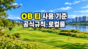 OB 티 사용 기준과 공식규칙 로컬룰