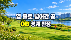 언플레이어블 선언 후 벌타와 공 처리 기준