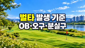 벌타 발생 기준 OB·오구·분실구
