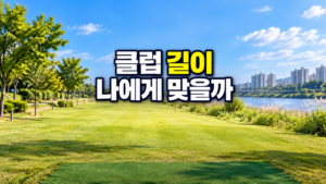 파크골프채 길이 무게 밸런스 선택 기준