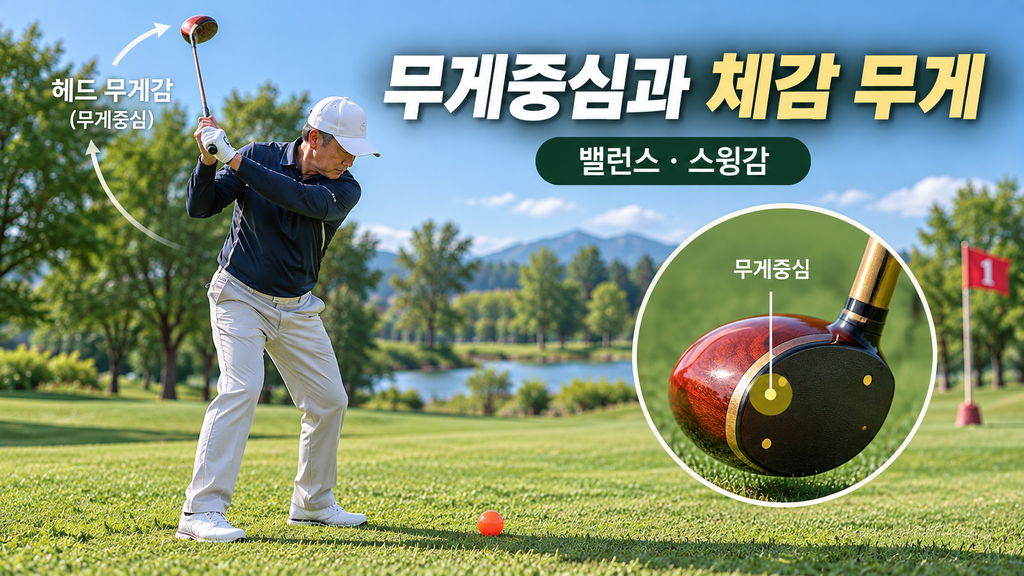 파크골프채 무게중심과 헤드 무게감