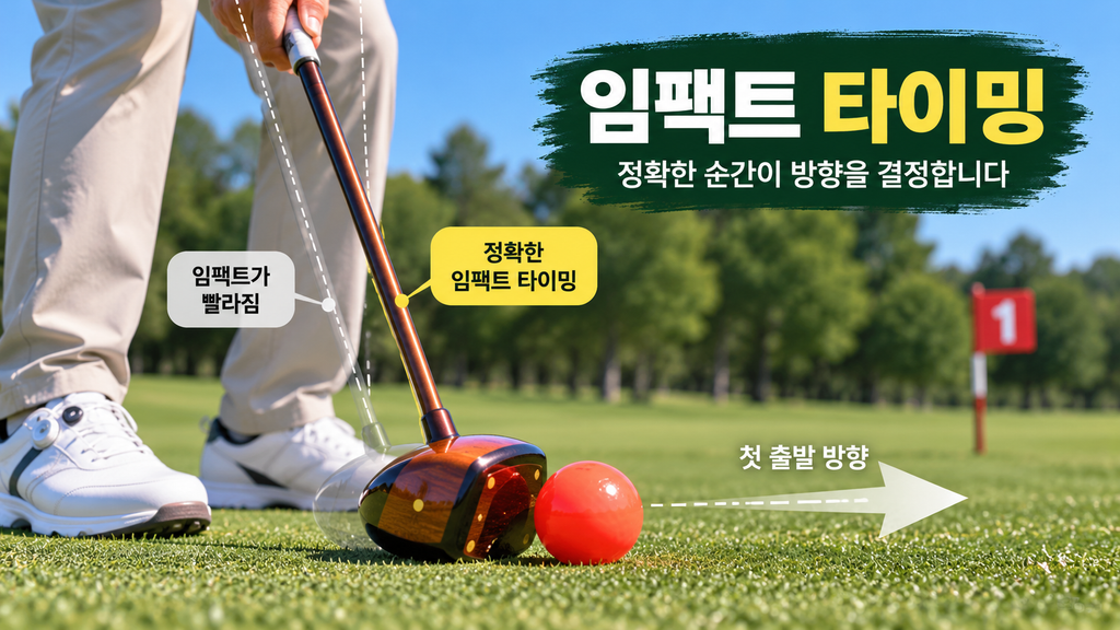 파크골프 임팩트 타이밍 점검