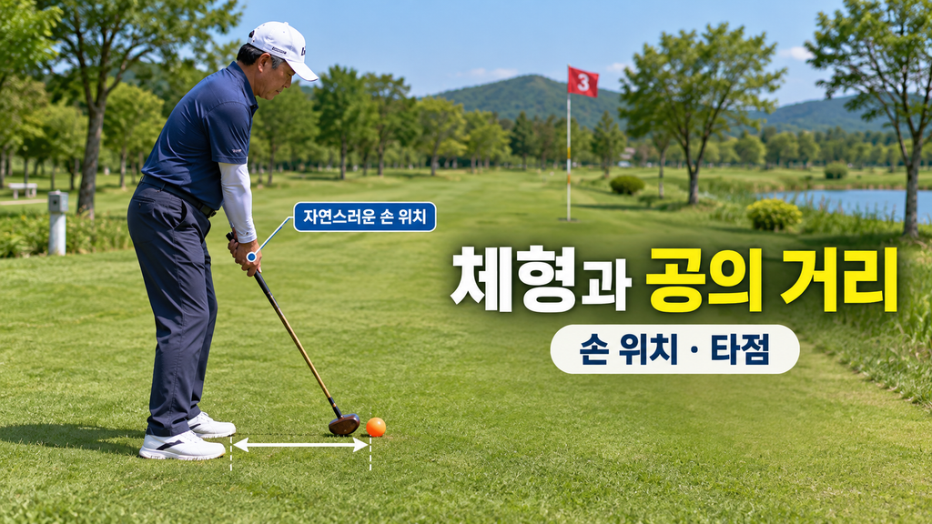 체형에 따른 파크골프 어드레스