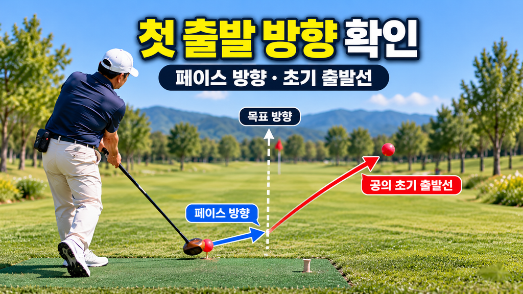 첫 출발 방향과 페이스 방향의 관계