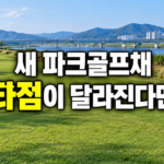 파크골프채 교체 후 타점 변화 점검